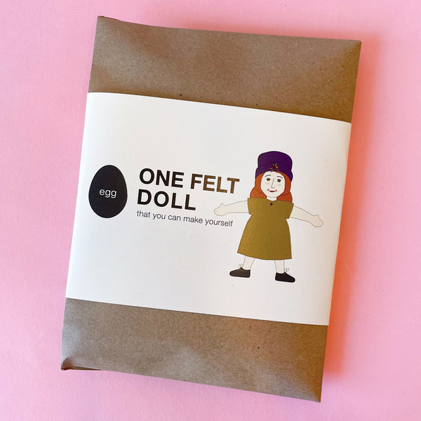 One Felt Doll Craft Kit - Marigold