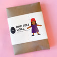One Felt Doll Craft Kit - Rose