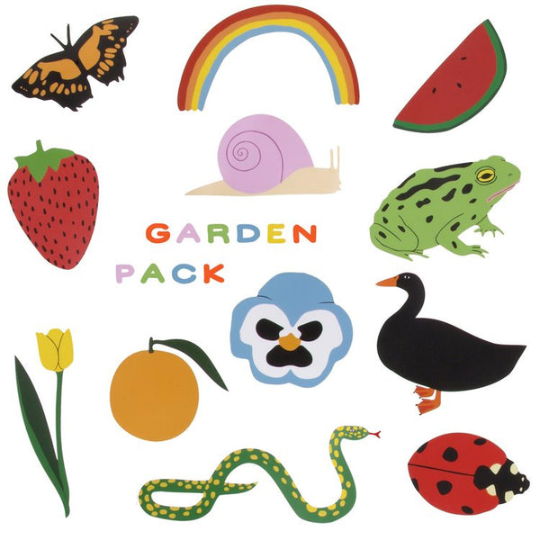 Wall Decals with rainbows, butterflies, flowers, snails, frogs, straberries, snakes, ladybugs and more