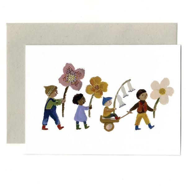 Flowers of Peace Greeting Card