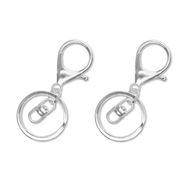 Key Ring Clips with Swivel Ring