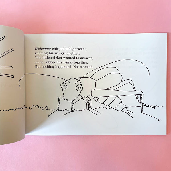 the very quiet cricket coloring page