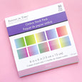 Pastel Ombre Paper Stack Pack - 50 sheets, 6"x6"