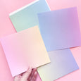 Pastel Ombre Paper Stack Pack - 50 sheets, 6"x6"