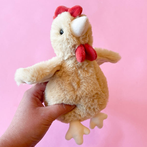 Rickie Gold Chicken Mini Stuffed Animal