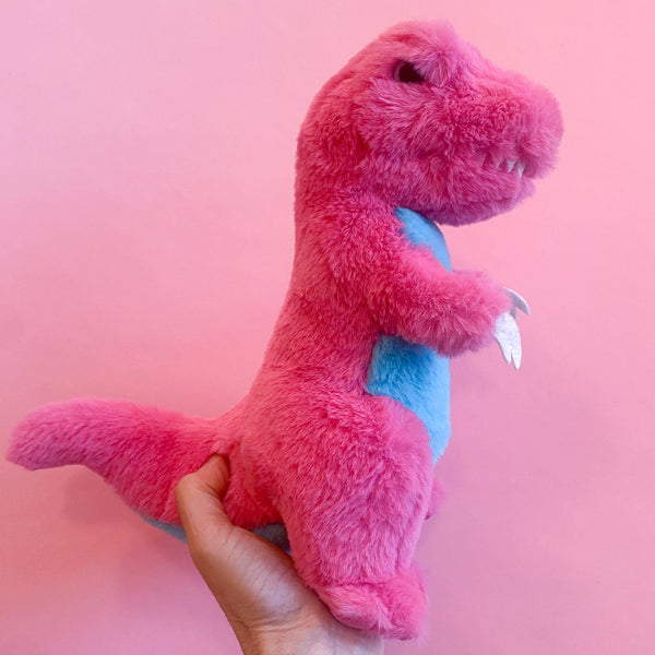 Stephanie Soft Pink T-Rex Stuffed Animal