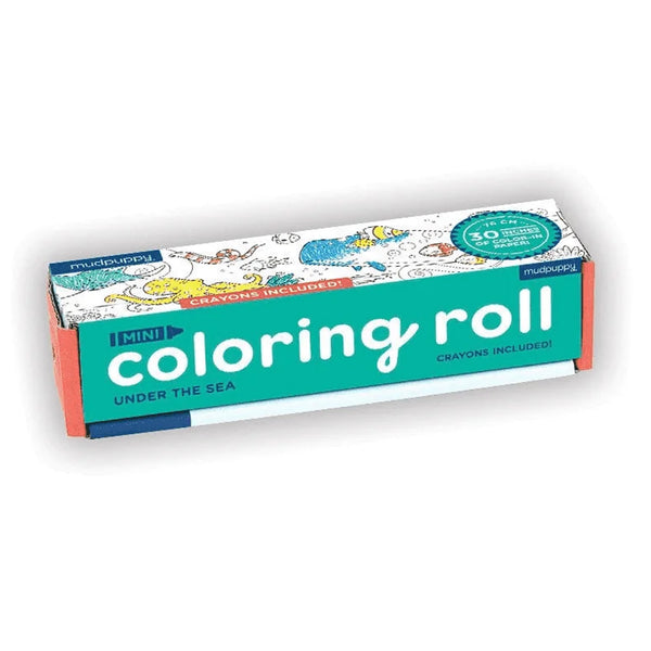 Under The Sea Mini Coloring Roll – Collage Collage