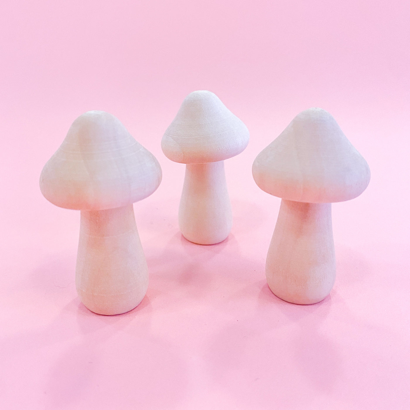 Wooden Mini Mushrooms – 2 x 1.2", 3 pieces