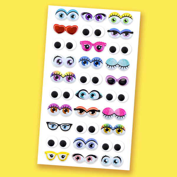 Animated Googly Eyes Self Adhesive Stickers – Collage Collage