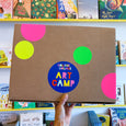 Art Camp Online Classes for kids with painting, sewing, weaving and more projects
