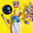 Online Art Camp for Kids with a weeks worth of creative art projects