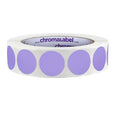 Dot Circle Stickers in 1 inch size in Lavender