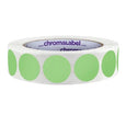 Dot Circle Stickers in 1 inch size in Lime
