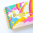 A deluxe, hardcover, retro inspired sticker book with peel back pages, just like we had in the 80's.