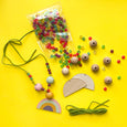 Rainbow and Bead Necklace Craft Kit for Kids