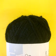 Black Solid Color Acrylic Yarn