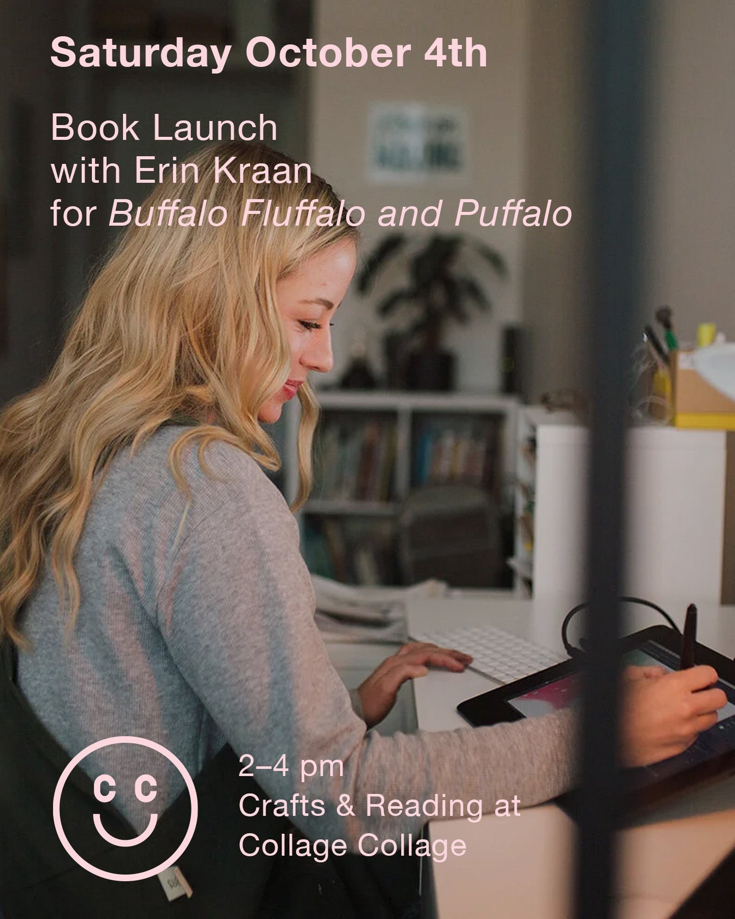 Saturday Oct 4: Buffalo Fluffalo and Puffalo Book Launch with Erin Kraan