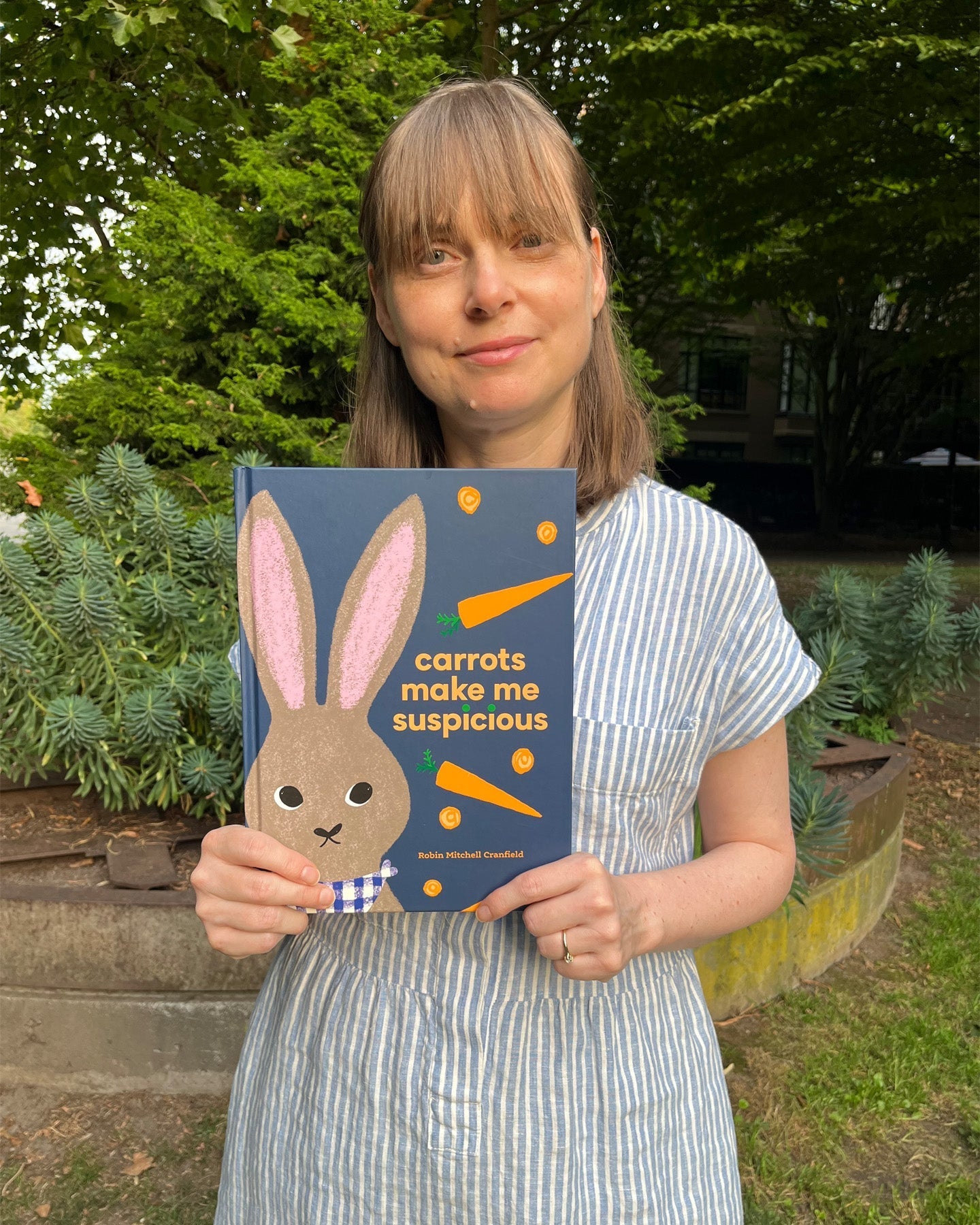 Saturday Sept 26: Carrots Make Me Suspicious Book Launch with Robin Mitchell Cranfield