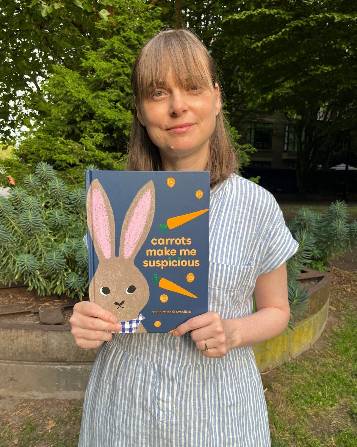 Saturday Sept 26: Carrots Make Me Suspicious Book Launch with Robin Mitchell Cranfield