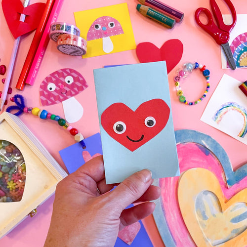 DIY Mini Valentine Cards: Happy Hearts
