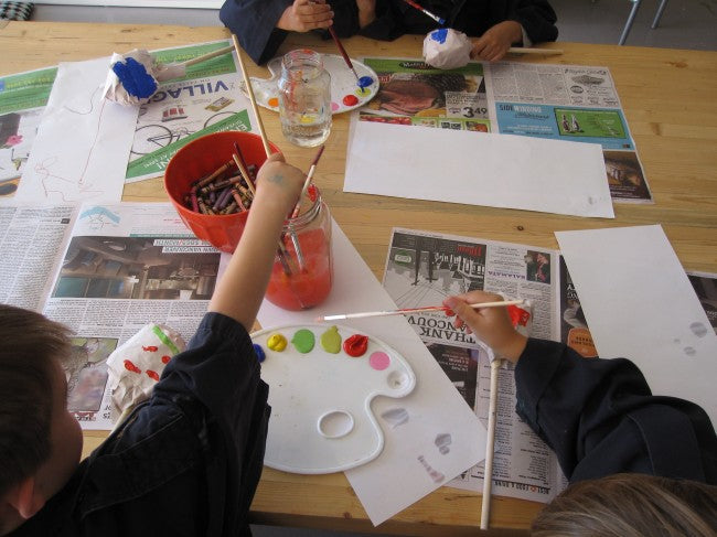 Paul Klee puppets..starting to come to life!
