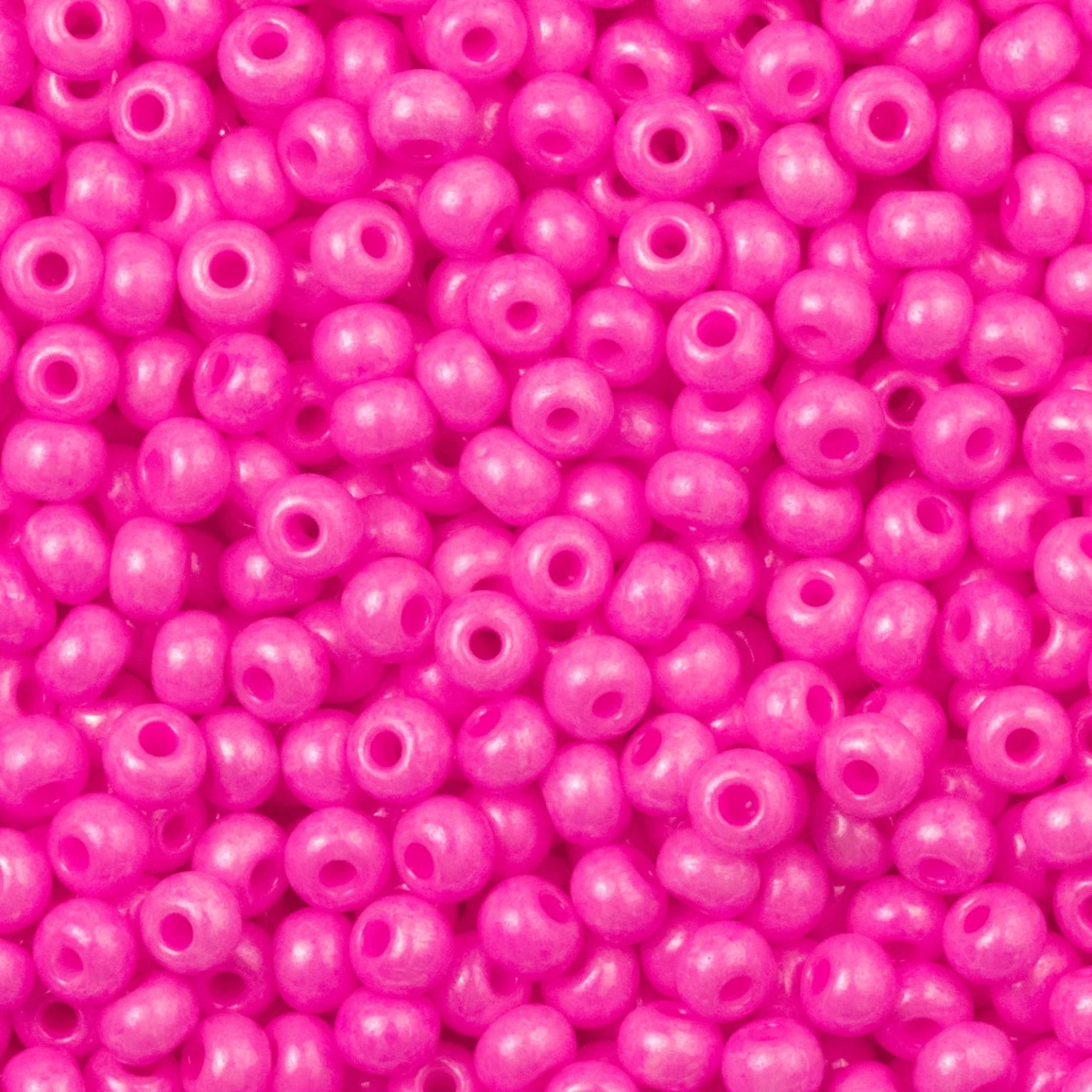 Opaque Hot pink Beads