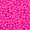 Opaque Hot pink Beads