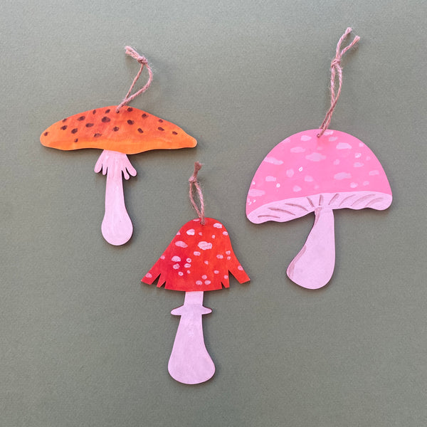 OPEN STUDIO Mushroom Ornament Painting Nov 11th