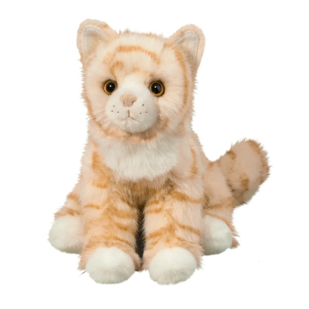 Adele Orange Striped Cat Stuffed Animal