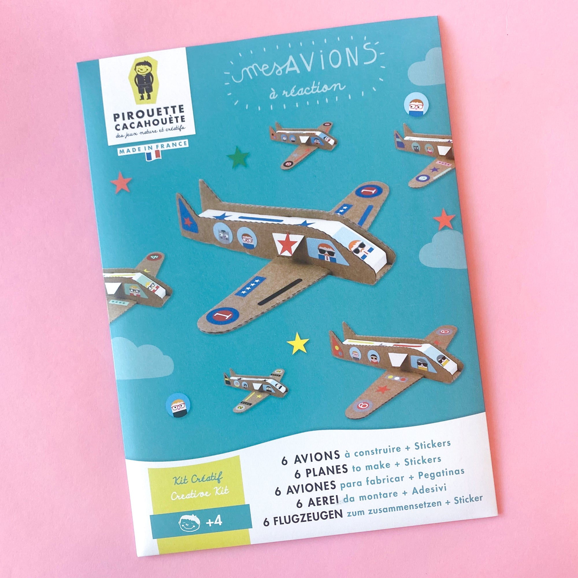 Airplane paper craft kit for kids