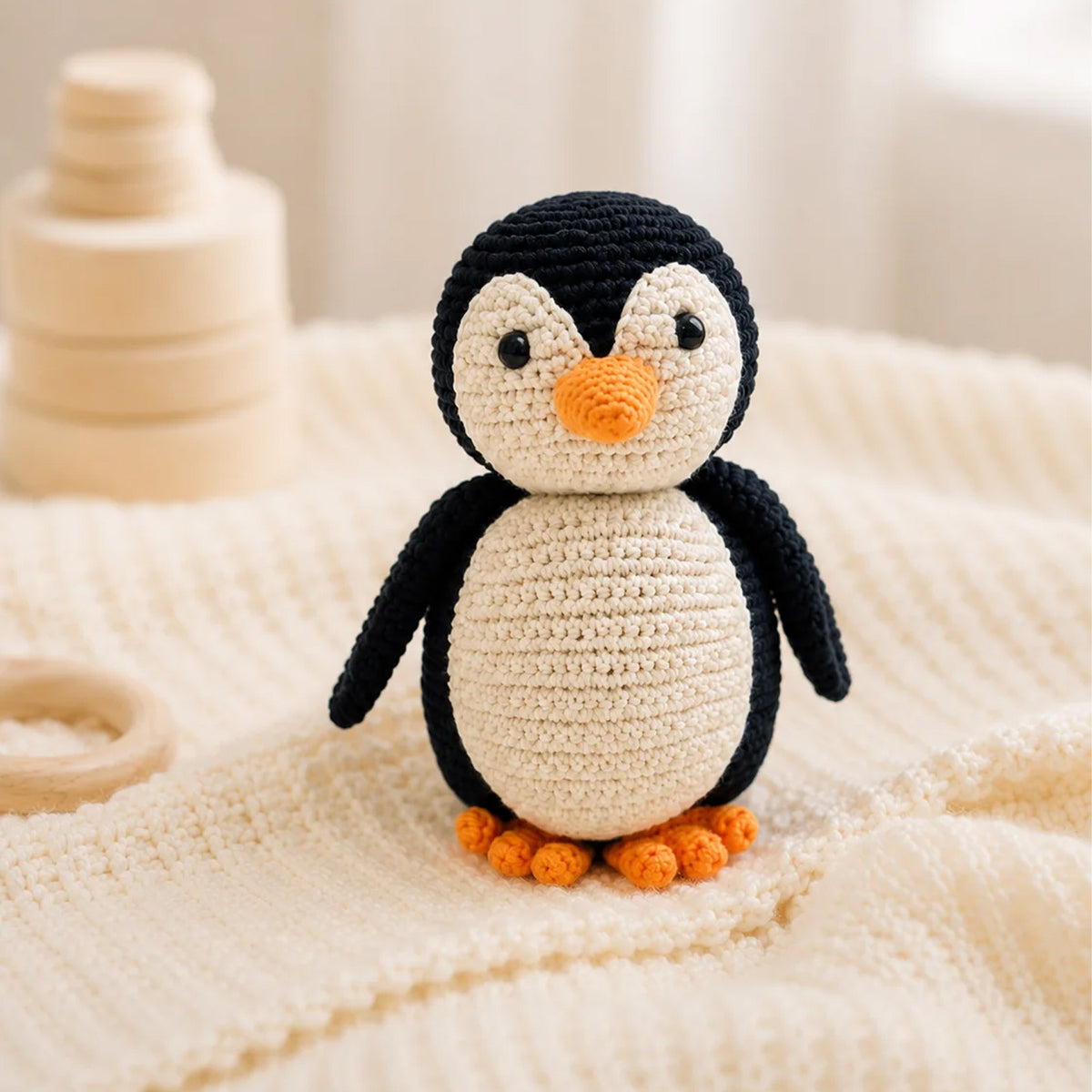 Arctic Penguin Rattle