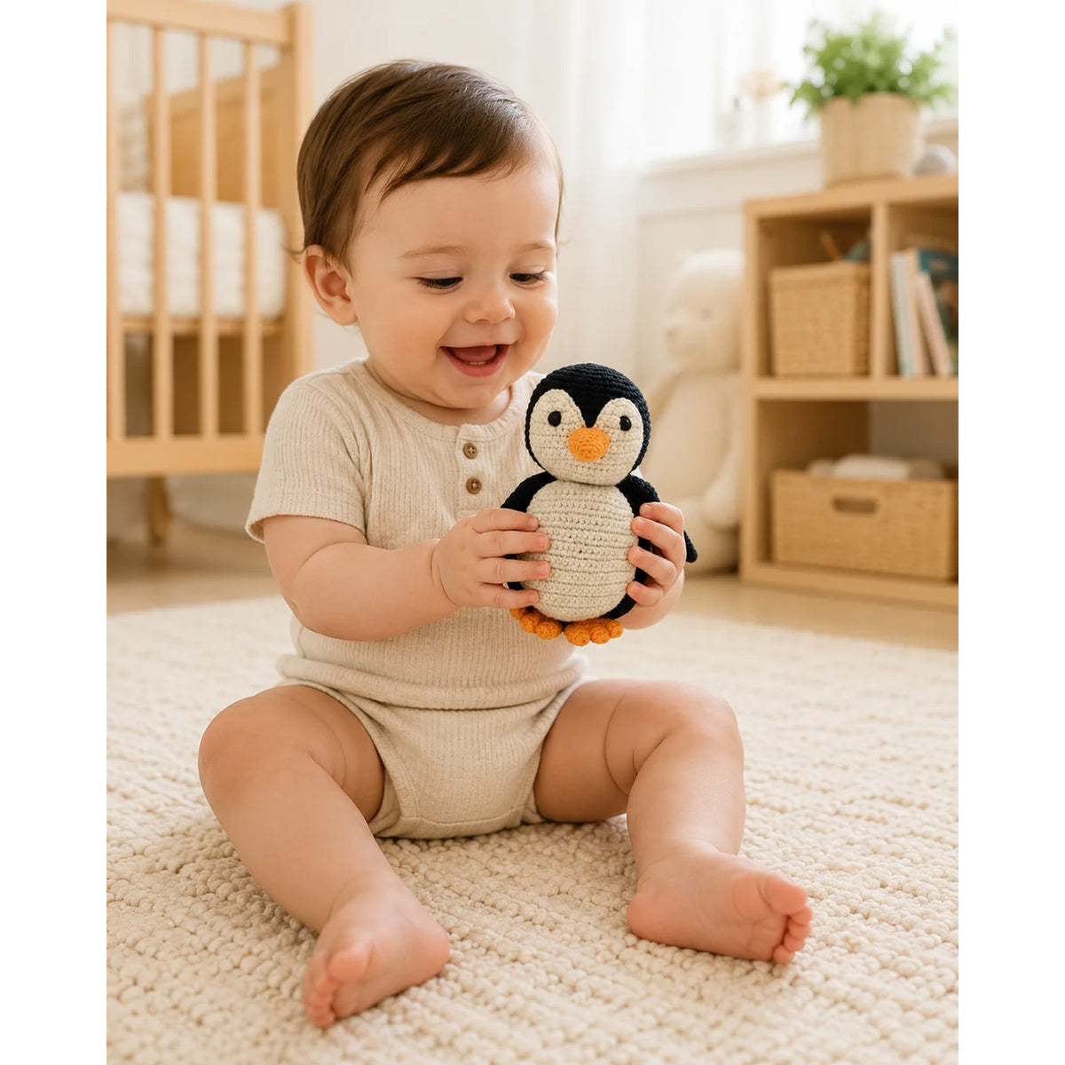 Arctic Penguin Rattle