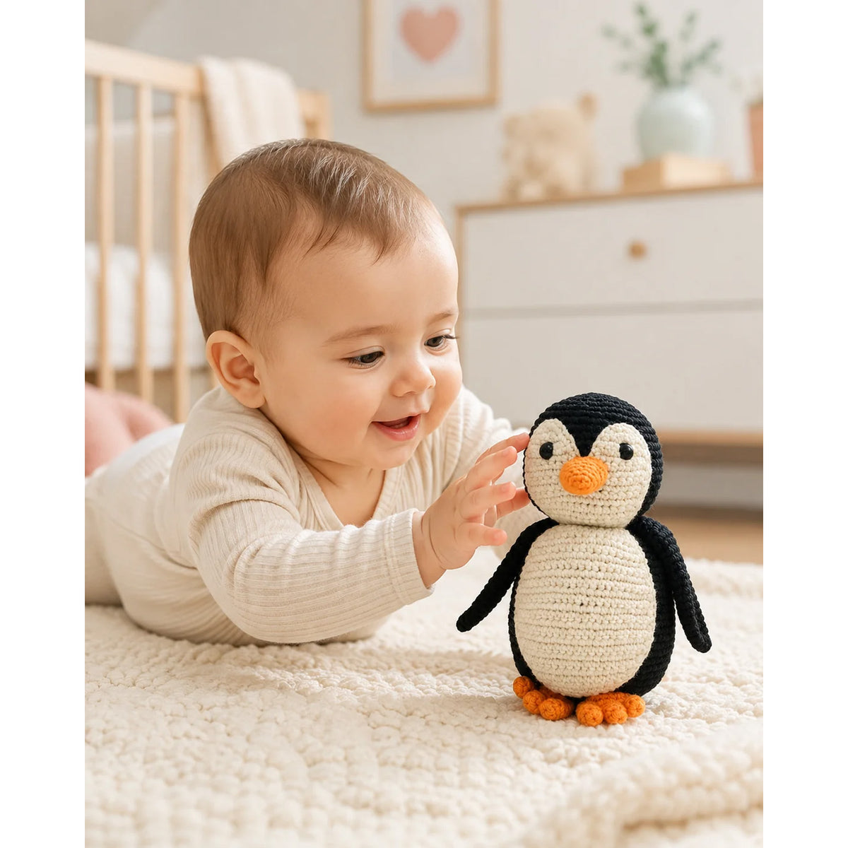 Arctic Penguin Rattle