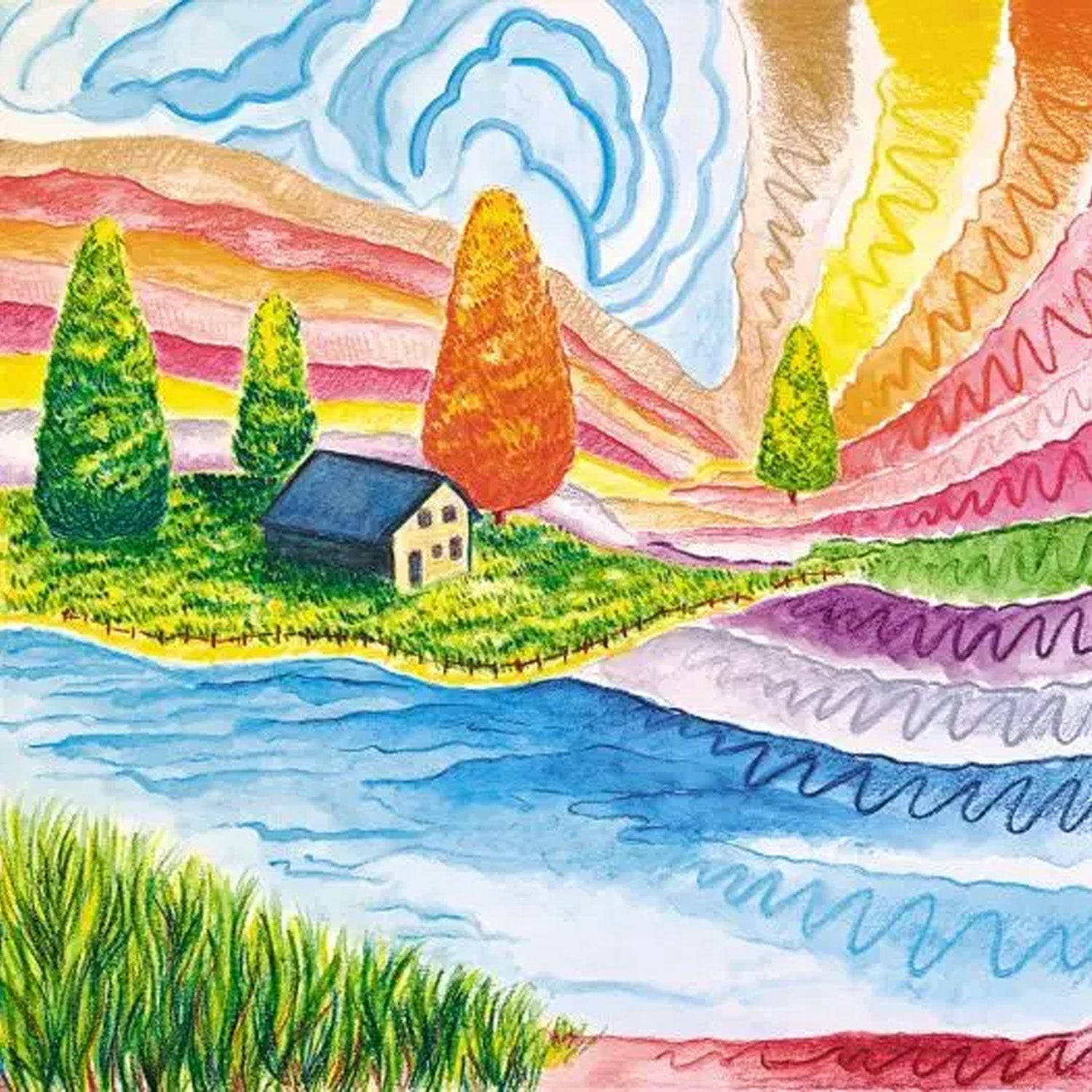 Art Makes Sense Watercolor Pencils - 12 colors + 1 paintbrush