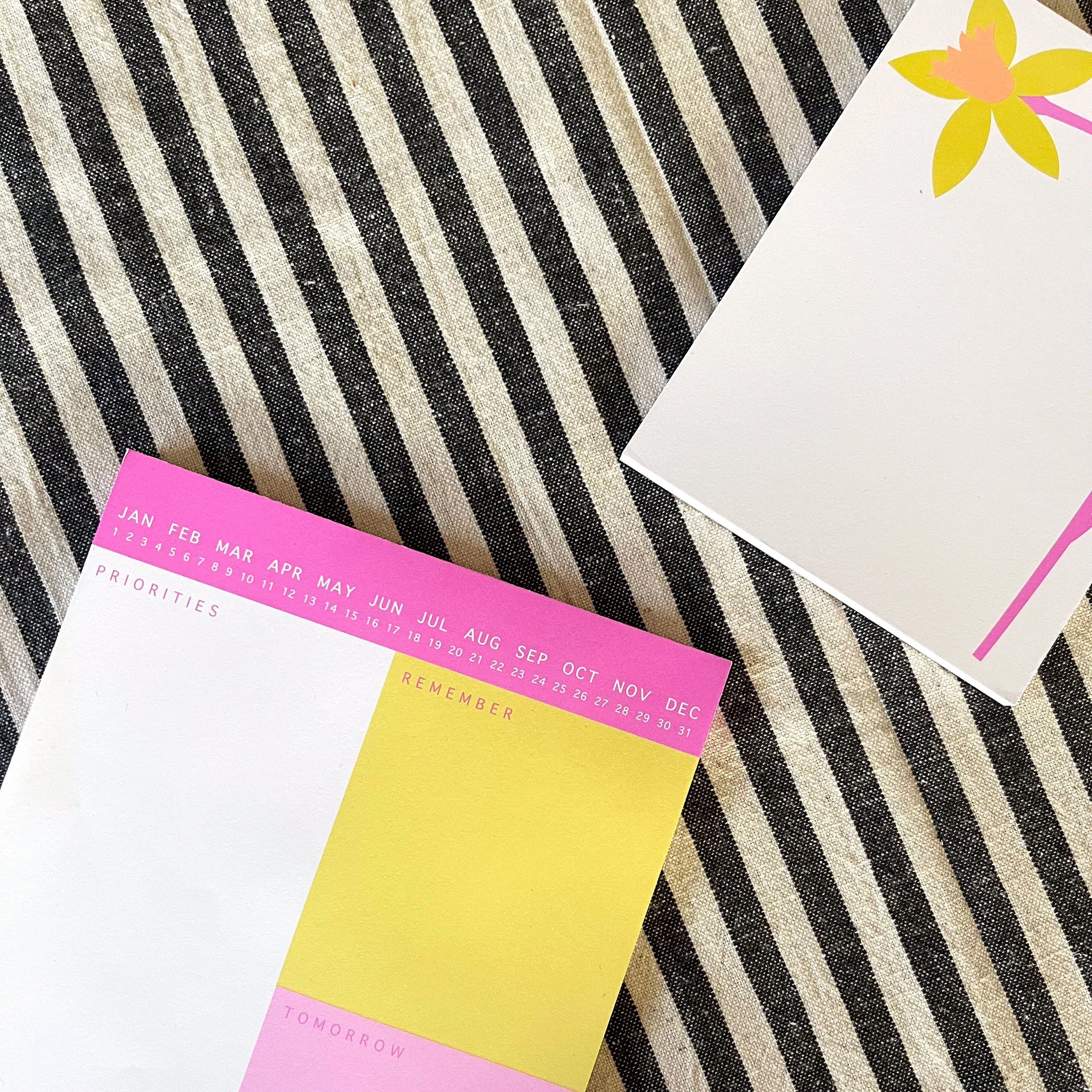 Simple Today/Tomorrow Notepad – Collage Collage