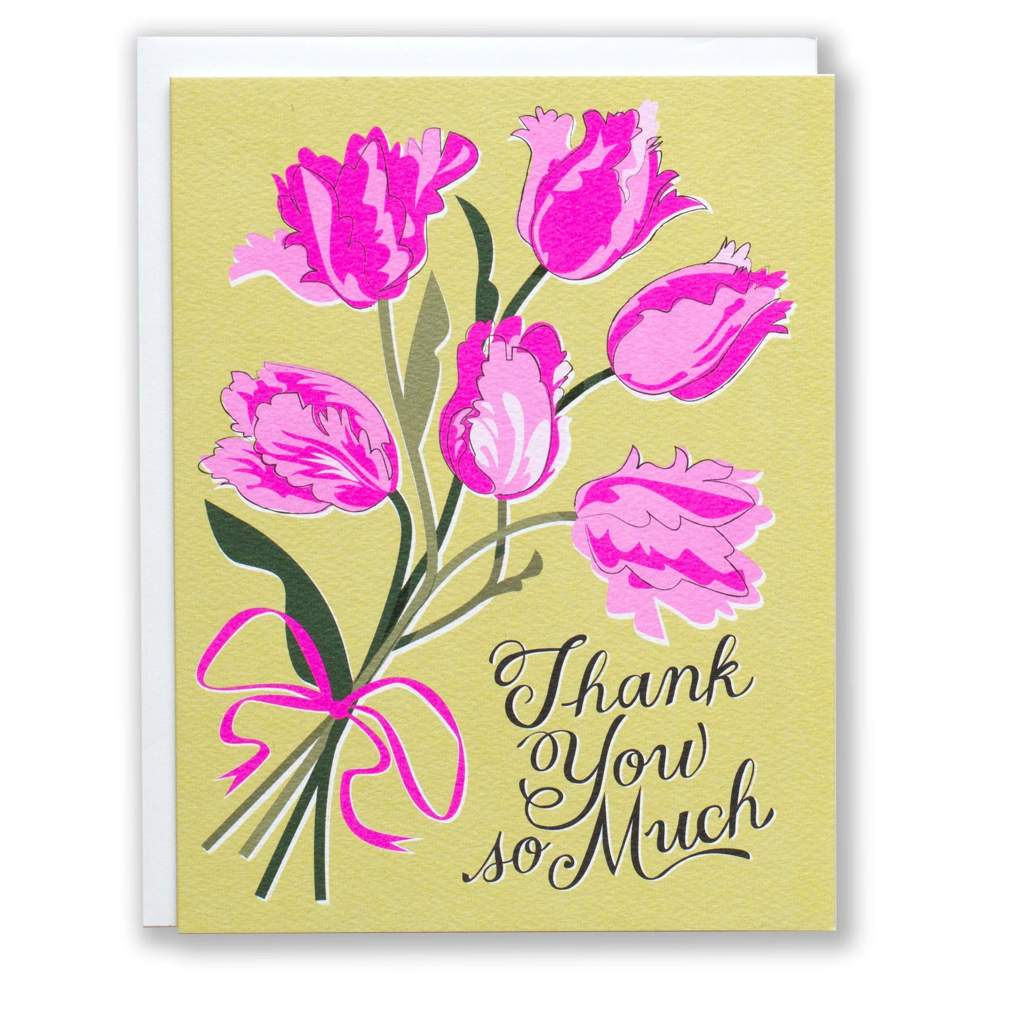 Thank You Tulips Greeting Card