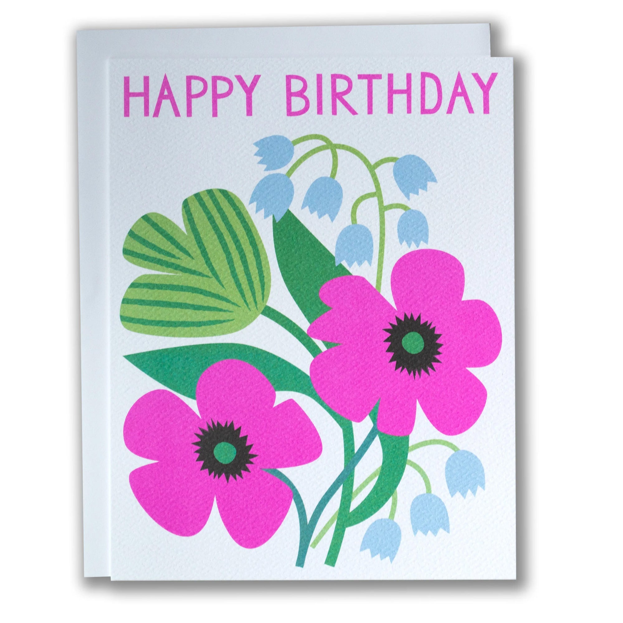 Big Blooms Birthday Greeting Card