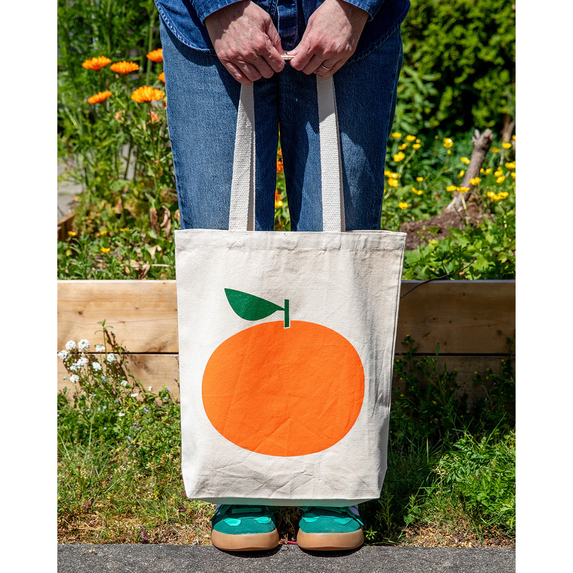 Big Orange Tote Bag by Banquet Workshop