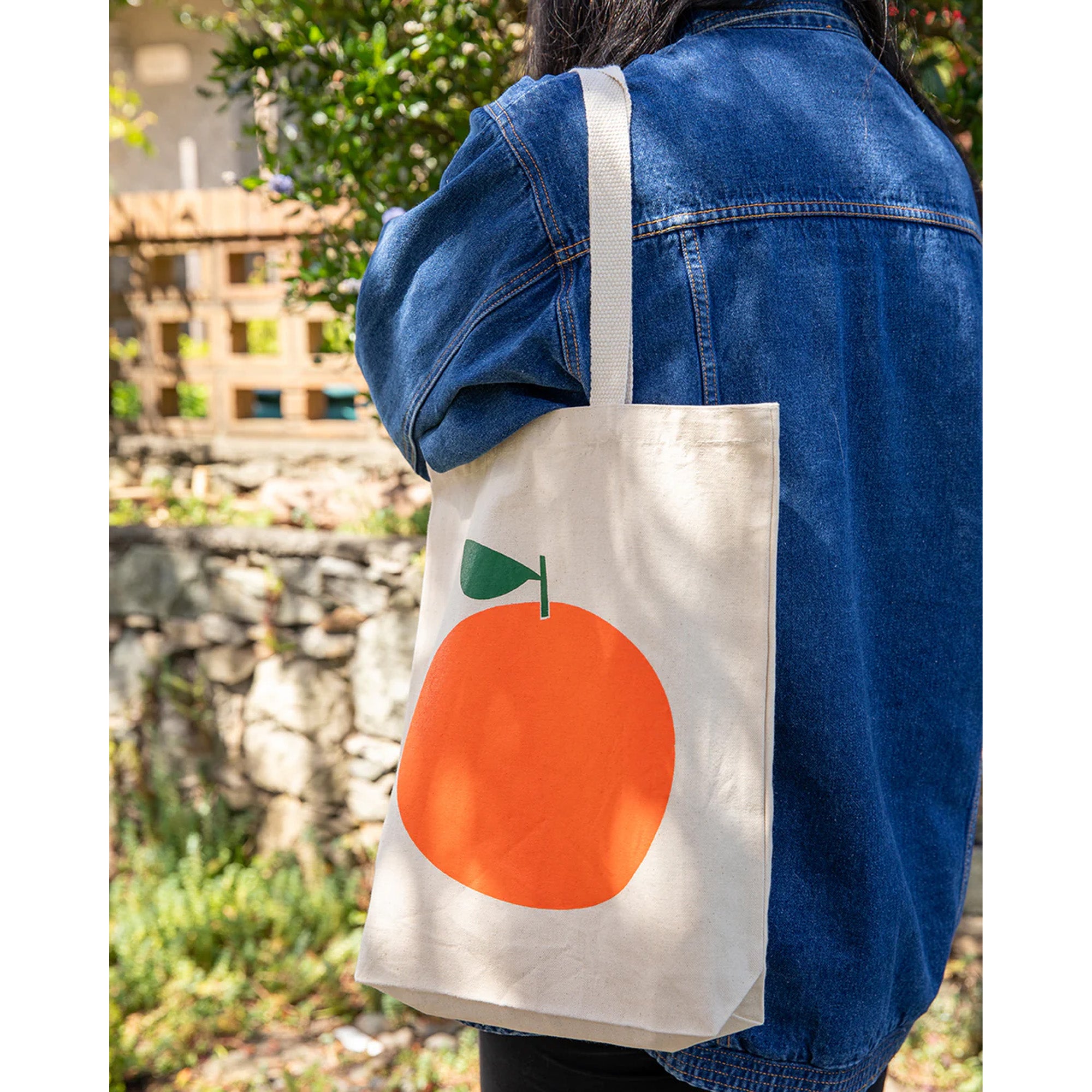 Big Orange Tote Bag by Banquet Workshop