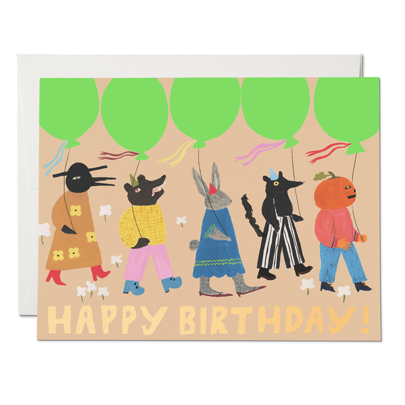 Birthday March Greeting Card