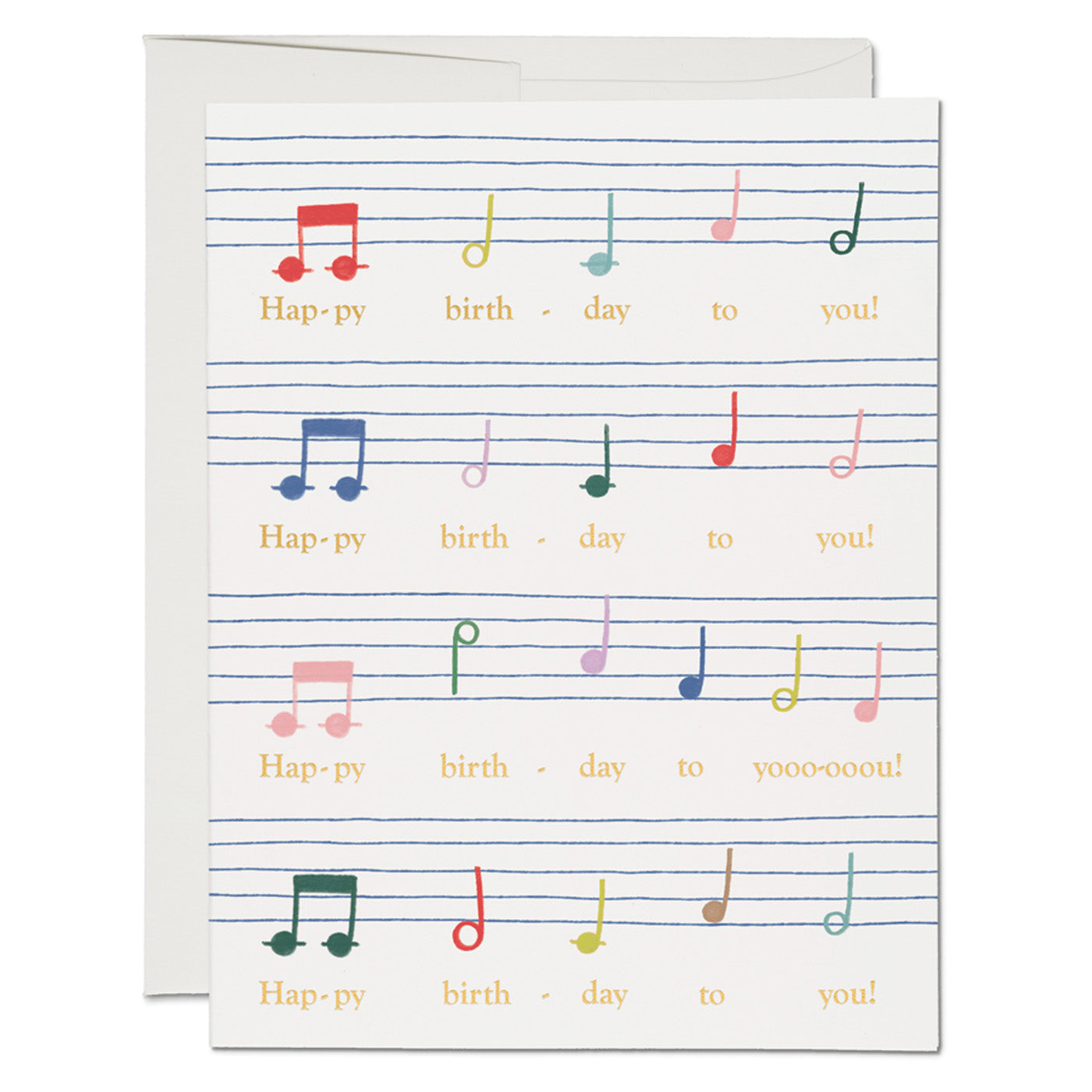 Birthday Song Greeting Card