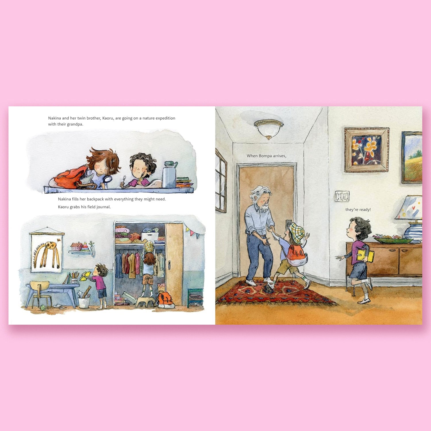 Bompa's Insect Expedition by David Suzuki and Sarika Cullis-Suzuki with Tanya Lloyd Kyi and Qin Leng (Copy)