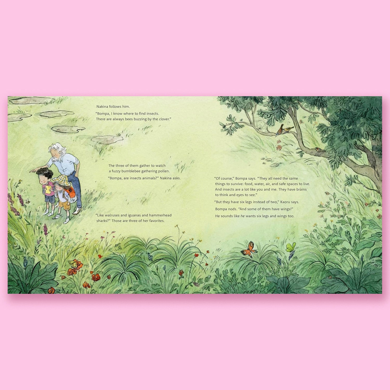 Bompa's Insect Expedition by David Suzuki and Sarika Cullis-Suzuki with Tanya Lloyd Kyi and Qin Leng (Copy)