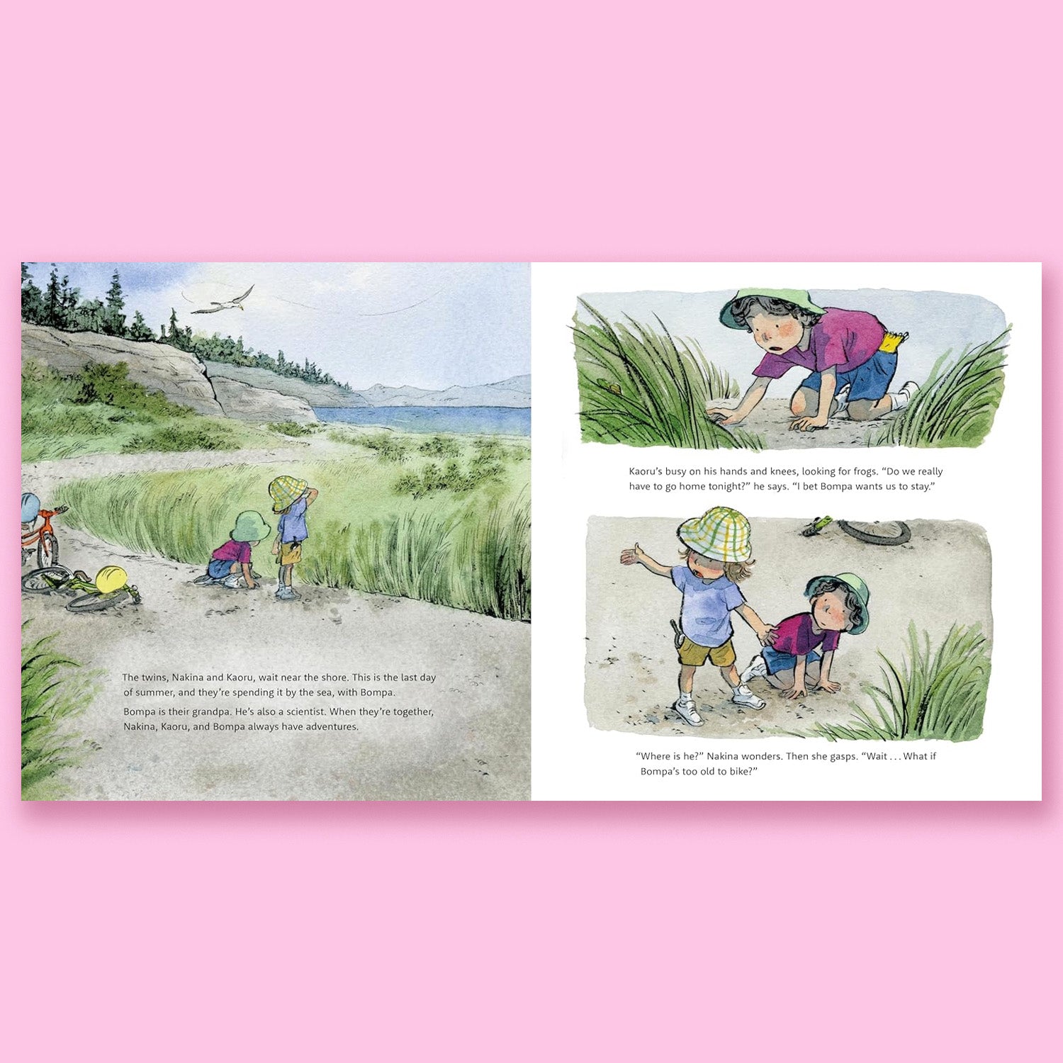 Bompa's Intertidal Adventure by David Suzuki and Sarika Cullis-Suzuki with Tanya Lloyd Kyi and Qin Leng
