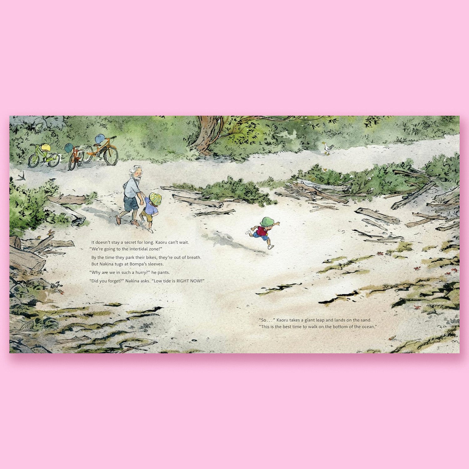 Bompa's Intertidal Adventure by David Suzuki and Sarika Cullis-Suzuki with Tanya Lloyd Kyi and Qin Leng