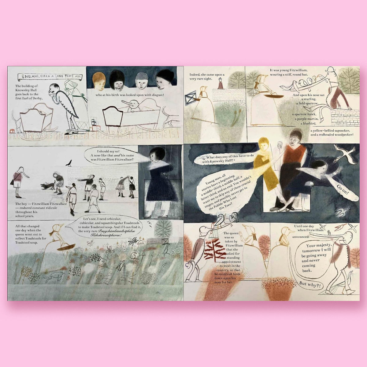 The Boy Who Became a Parrot: A Foolish Biography of Edward Lear, Who Invented Nonsense by Wolverton Hill and Laura Carlin