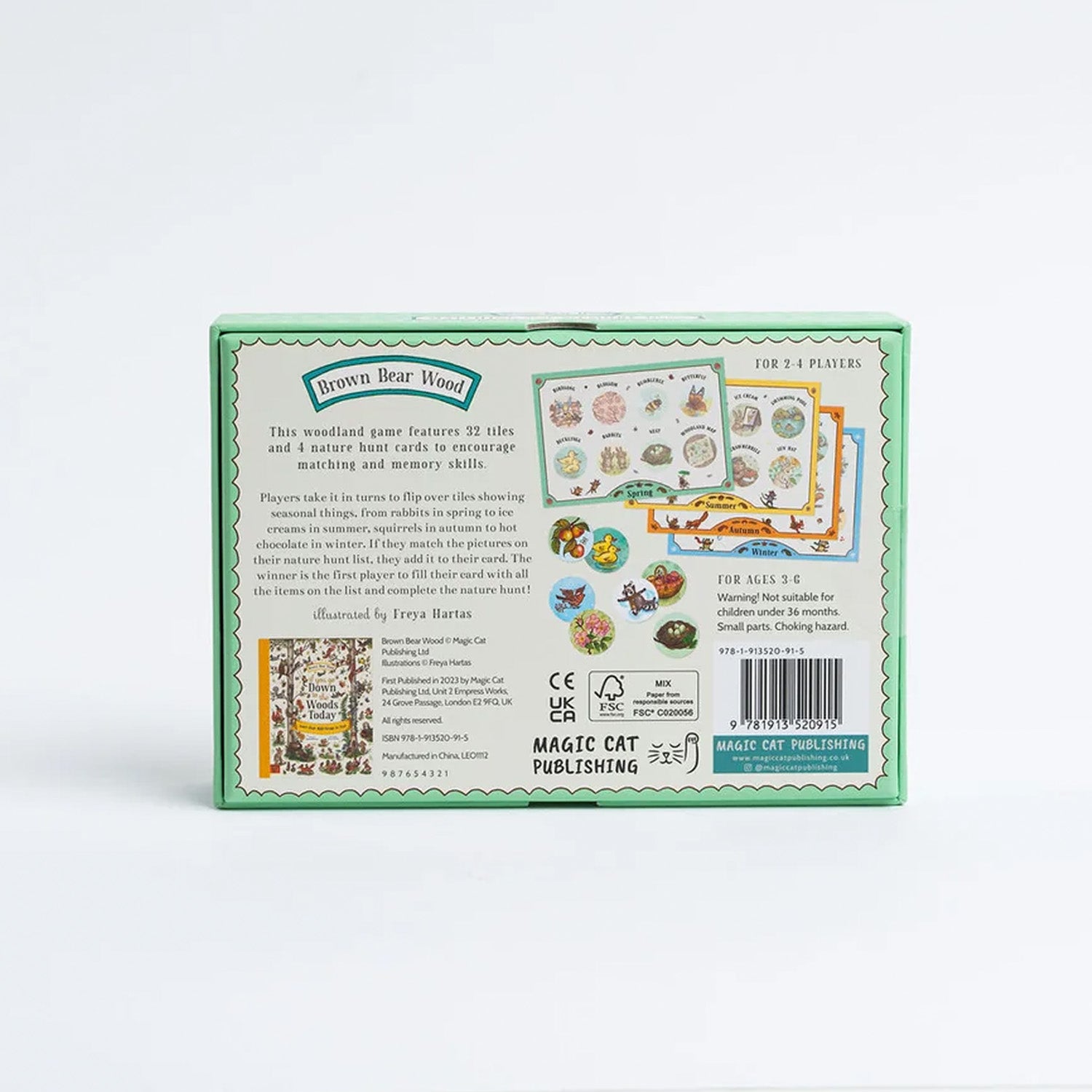 Brown Bear Wood: Let's Go on a Nature Hunt: Matching and Memory Game by Freya Hartas
