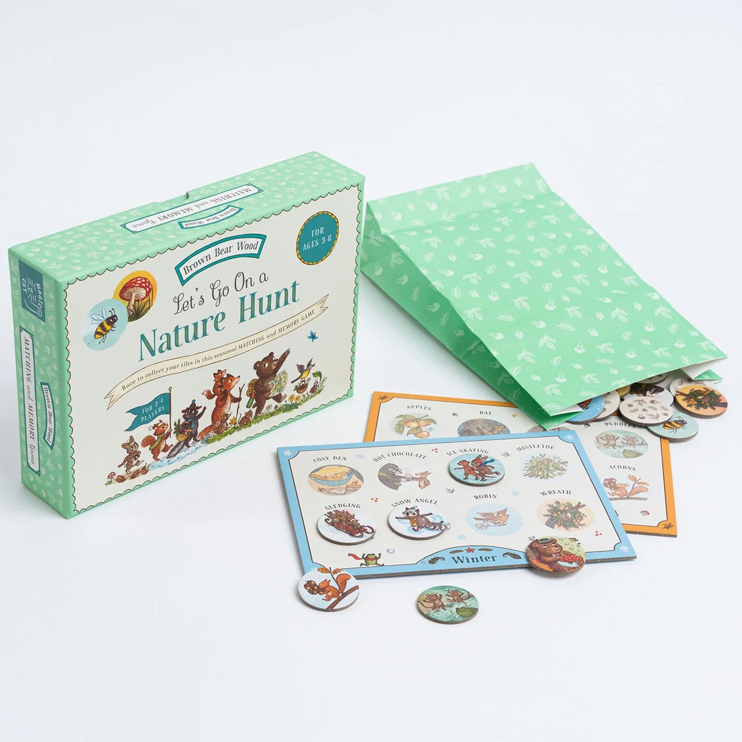 Brown Bear Wood: Let's Go on a Nature Hunt: Matching and Memory Game by Freya Hartas