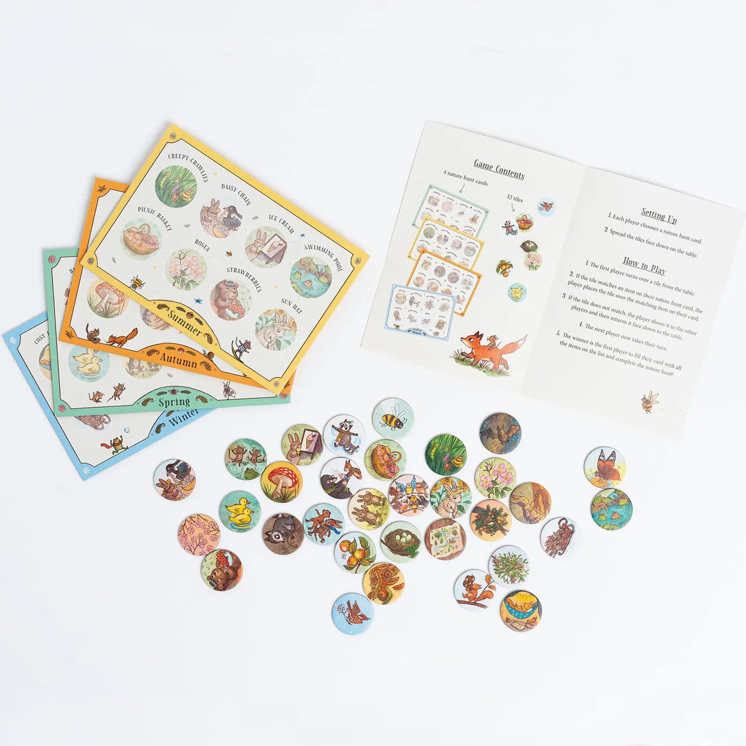 Brown Bear Wood: Let's Go on a Nature Hunt: Matching and Memory Game by Freya Hartas