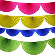 Bunting Tissue Paper Garland - Various Colours